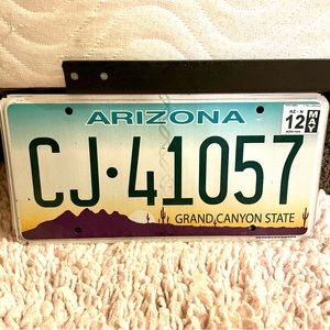 Arizona Grand Canyon State License Plate